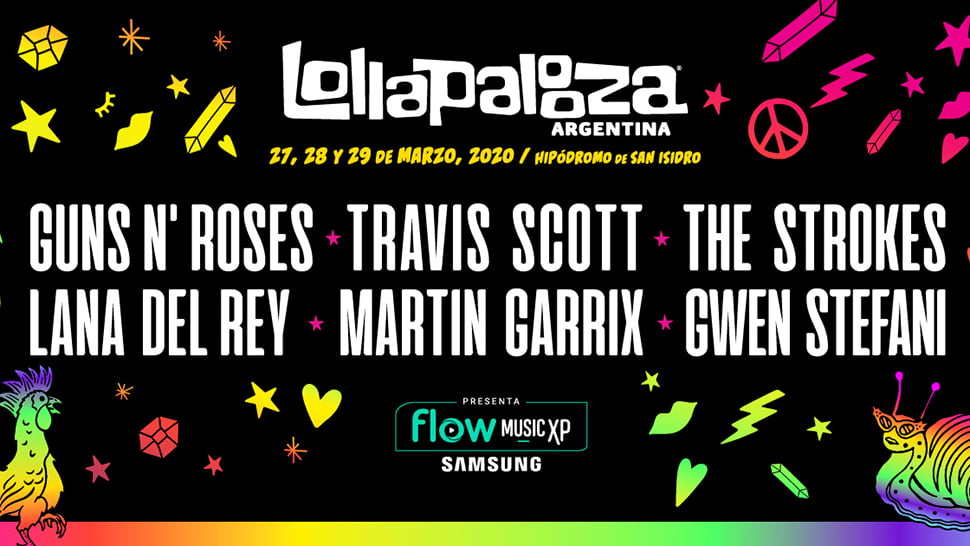 Cadillacs, Gwen Stefani, Guns, Duki y Nathy Peluso arman la grilla del Lolla