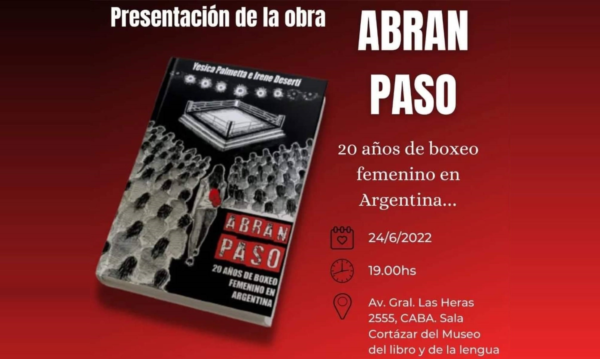 Se presenta el libro «Abran Paso», la historia del boxeo femenino en Argentina