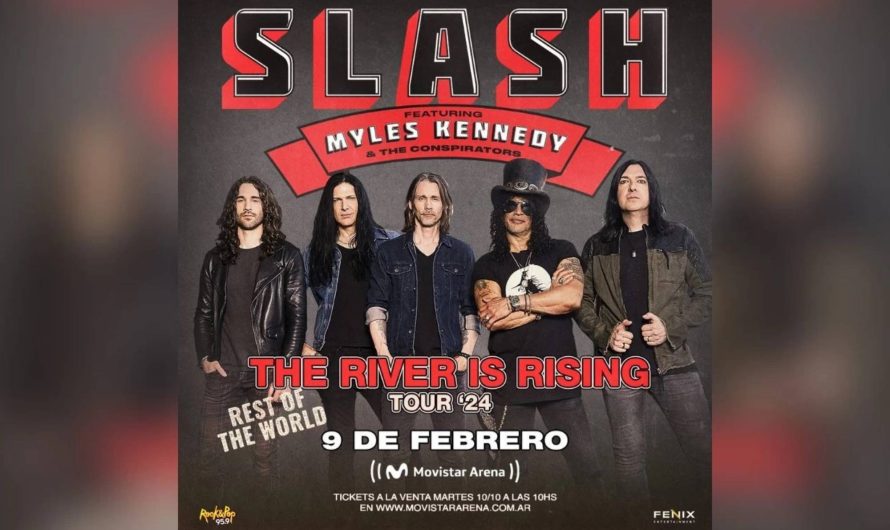 Vuelve Slash a la Argentina junto a Myles Kennedy & The Conspirators